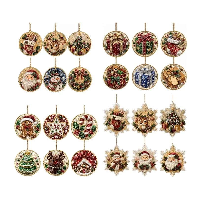 🎁Christmas DIY Diamond Painting Ornaments