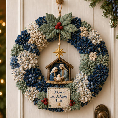 ✨🔥49% Off Last Day 🔥3D Fabric Poke Wreath DIY Kit