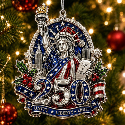 🇺🇸 America 250th Anniversary Christmas Ornament