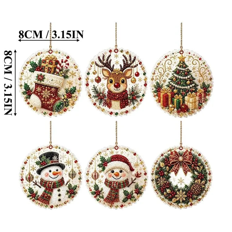 🎁Christmas DIY Diamond Painting Ornaments