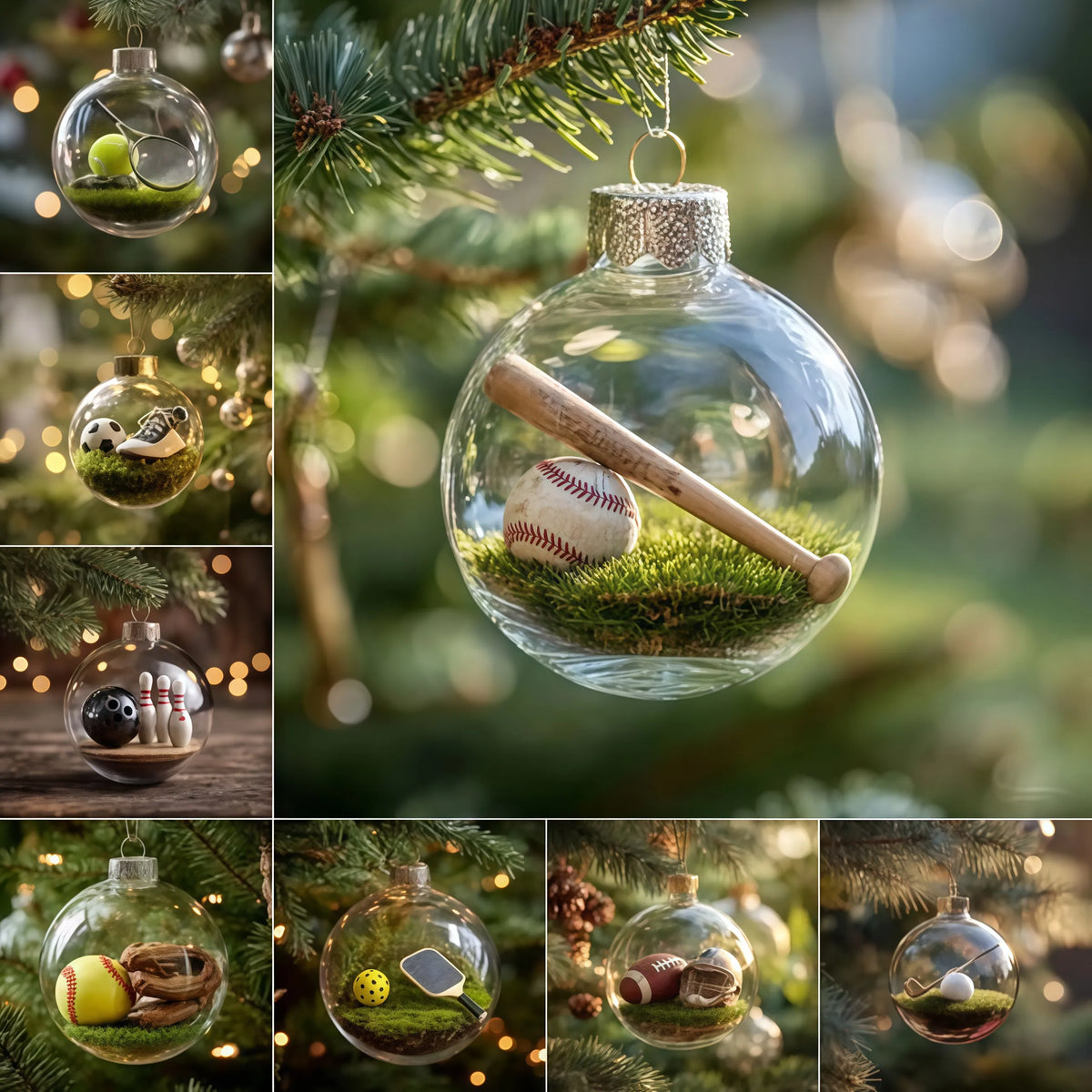 🕒🚨Limited release-🌲⚾Christmas Gift Sports Holiday Ornament