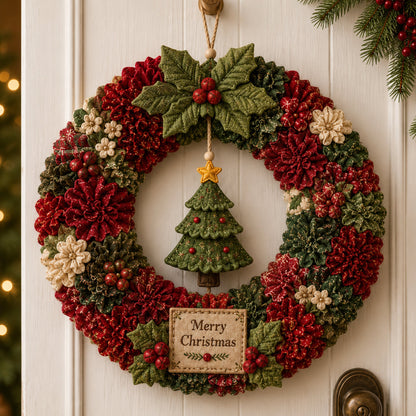 ✨🔥49% Off Last Day 🔥3D Fabric Poke Wreath DIY Kit