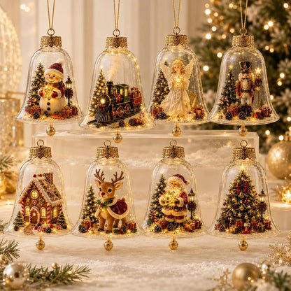 🔥Limited time 48% OFF -✨🎄 Glowing Christmas Story Ornament – Light-Up Mini Holiday Scene