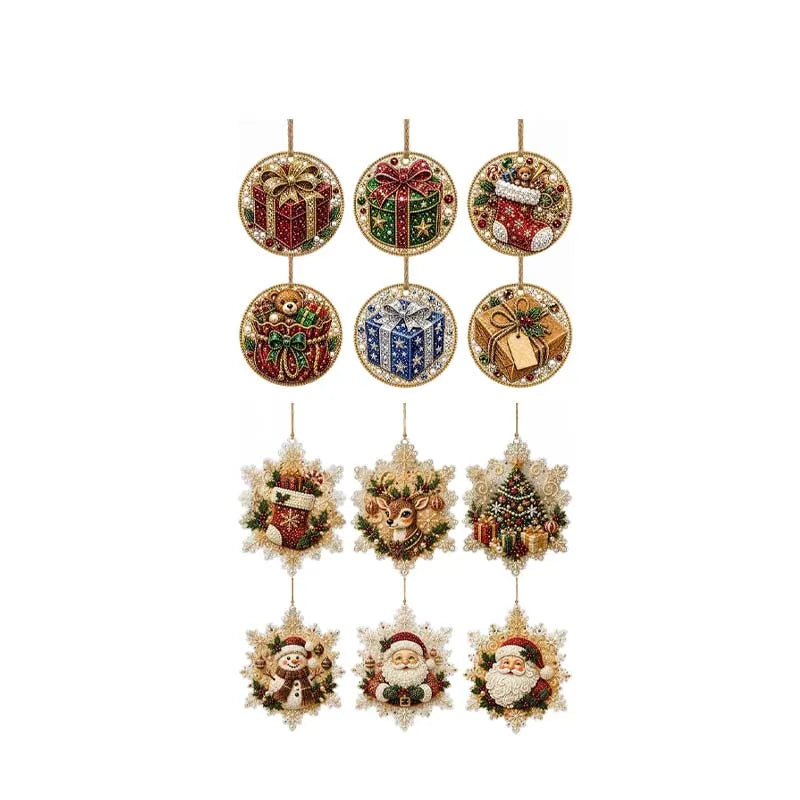 🎁Christmas DIY Diamond Painting Ornaments