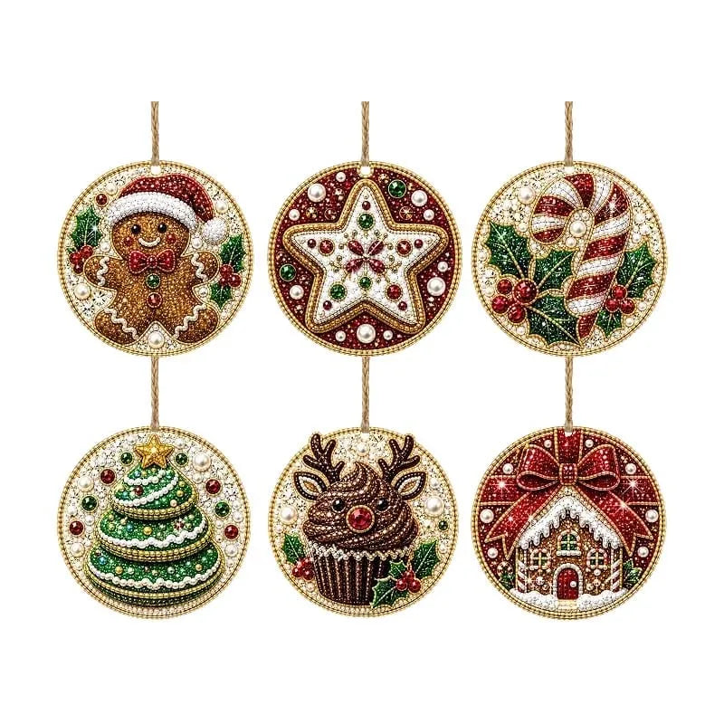 🎁Christmas DIY Diamond Painting Ornaments