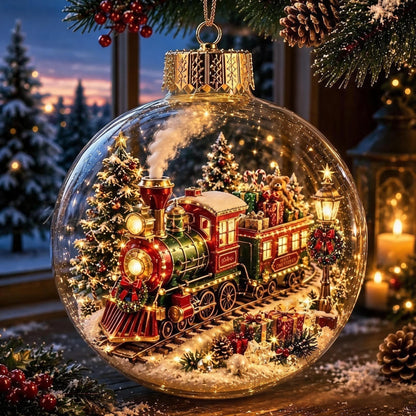 ✨Glowing Christmas Diorama Ornament🎄
