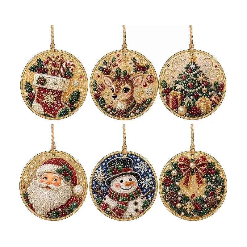🎁Christmas DIY Diamond Painting Ornaments
