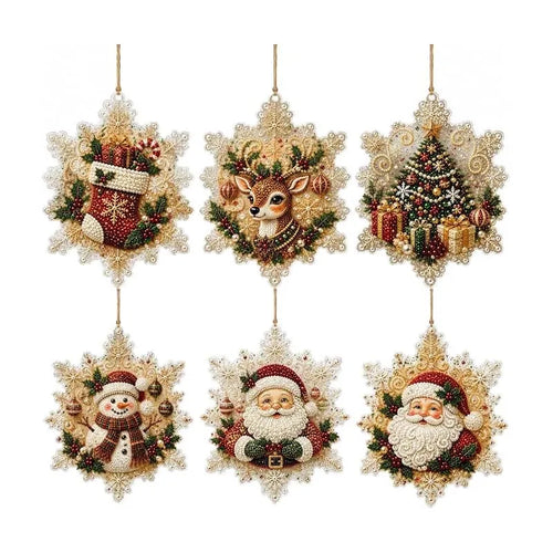 🎁Christmas DIY Diamond Painting Ornaments