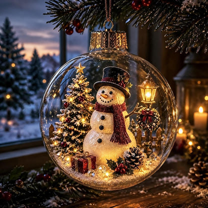 ✨Glowing Christmas Diorama Ornament🎄