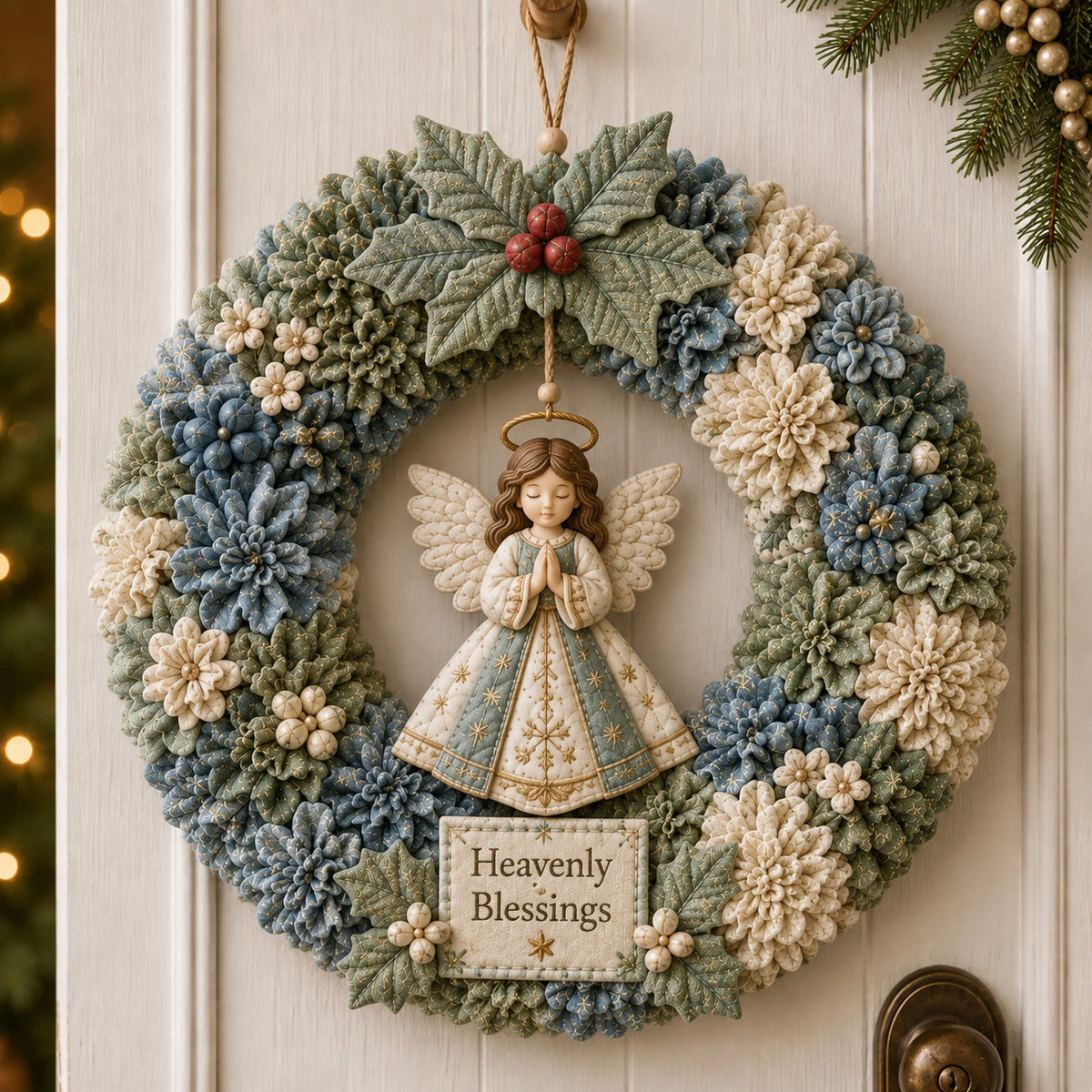 ✨🔥49% Off Last Day 🔥3D Fabric Poke Wreath DIY Kit