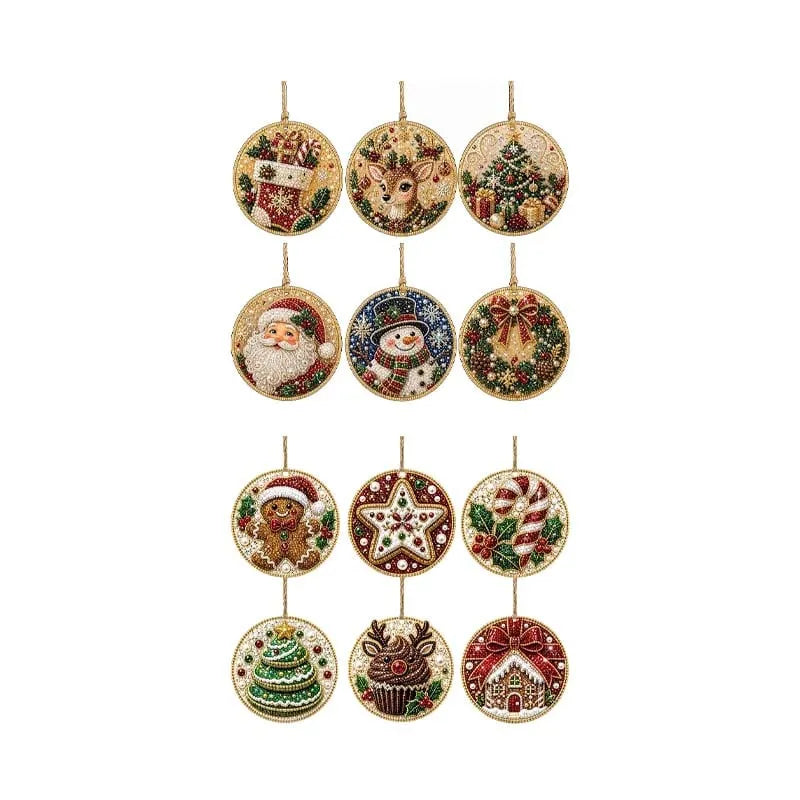 🎁Christmas DIY Diamond Painting Ornaments